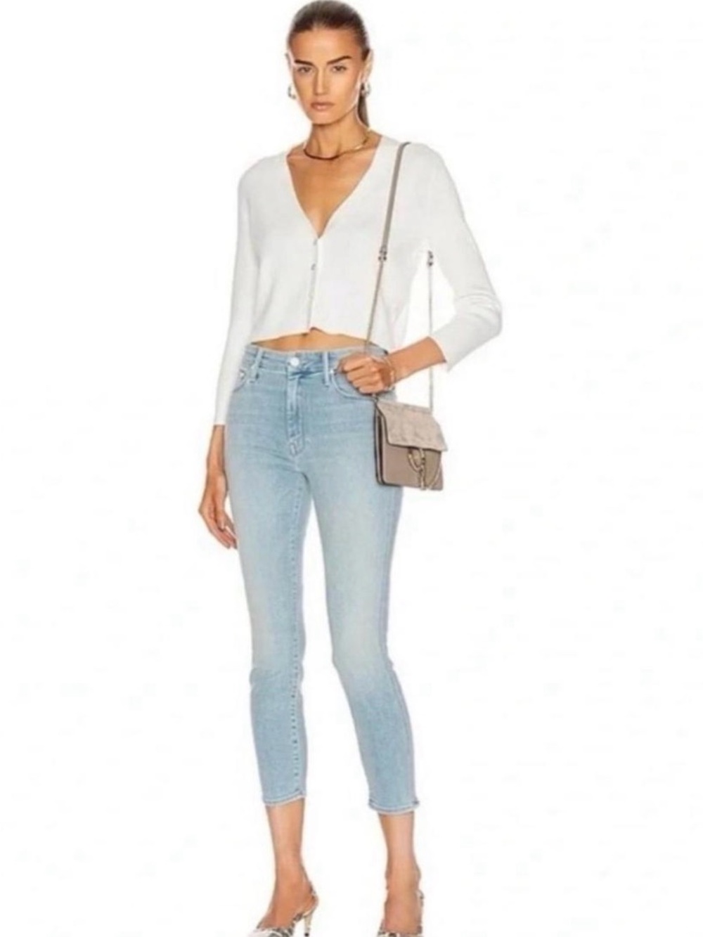 MOTHER -The Looker Crop Jeans  28